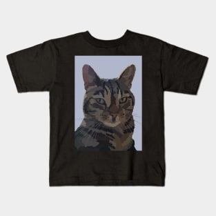 Gorgeous George the Tabby Cat Kids T-Shirt